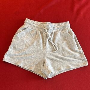 ALO Yoga Light Gray Athletic Shorts